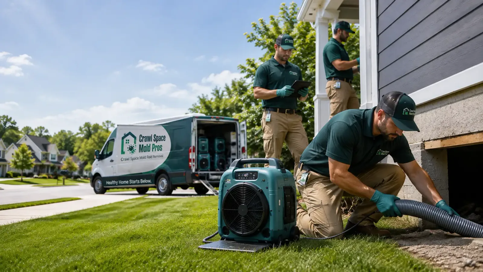 Crawl Space Mold Removal in Pine Bluff, AR